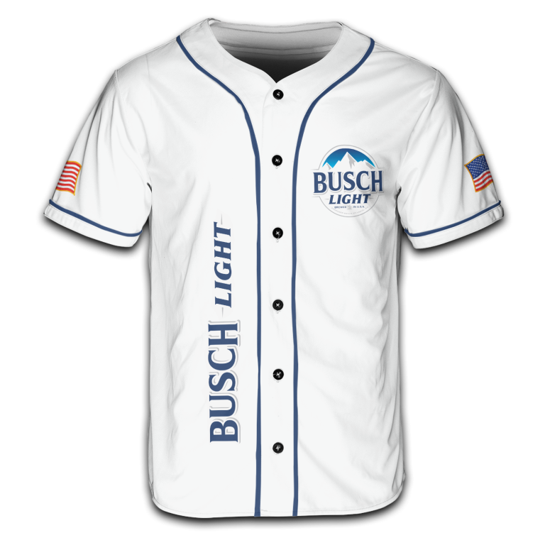 American Cool Dog with Busch Light Jersey, 4th of July Patriotic USA Shirt TID35-7