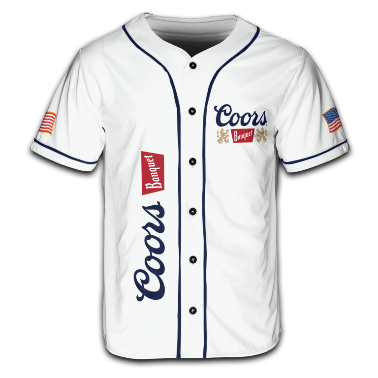 American Cool Dog with Coors Light Jersey, 4th of July Patriotic USA Shirt TID35-5