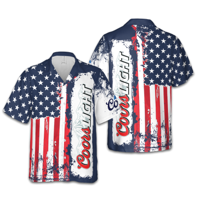 American Independence Day Coors light Hawaiian Shirt TID16