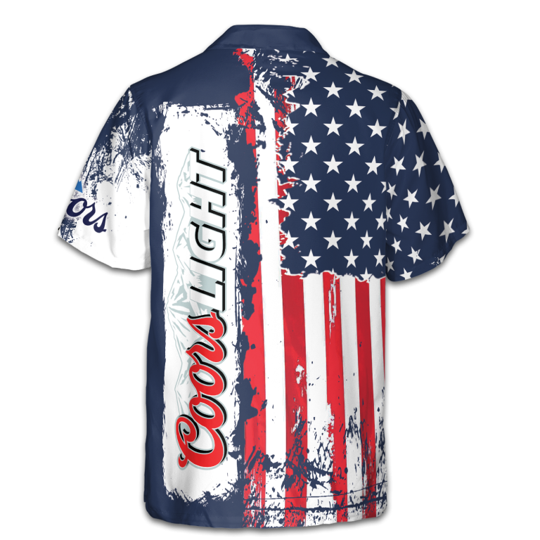 American Independence Day Coors light Hawaiian Shirt TID16