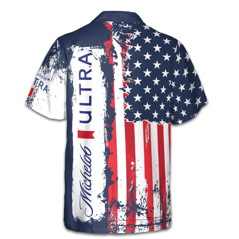 American Independence Day Michelob Hawaiian Shirt TID18
