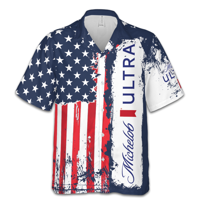 American Independence Day Michelob Hawaiian Shirt TID18