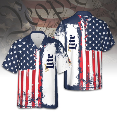 American Independence Day Miller Hawaiian Shirt TID19