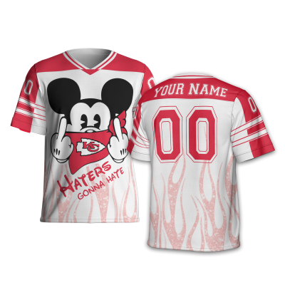 Personalized Kansas City Chiefs Football Jersey TKC06