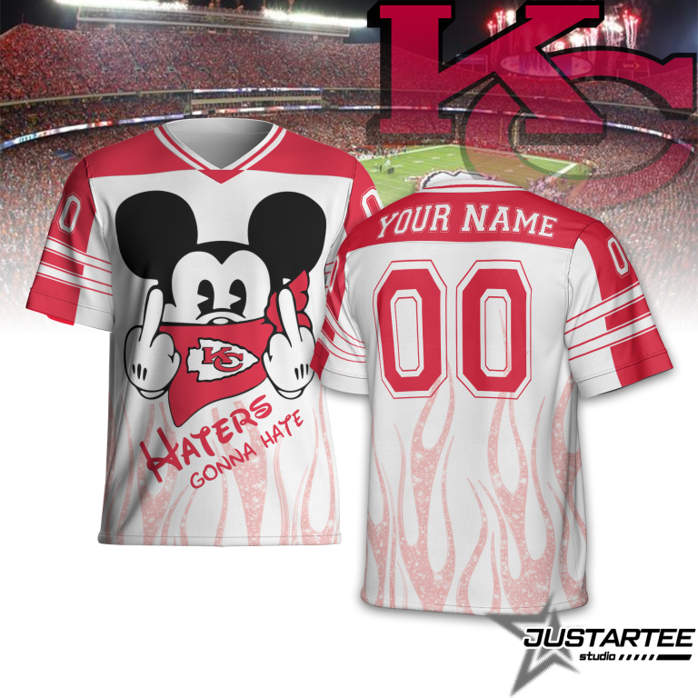 Personalized Kansas City Chiefs Football Jersey TKC06