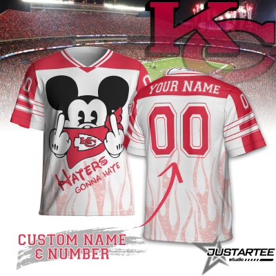 Personalized Kansas City Chiefs Football Jersey TKC06