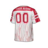 Mockup Aop Football Jersey (without Model) Back - demo10