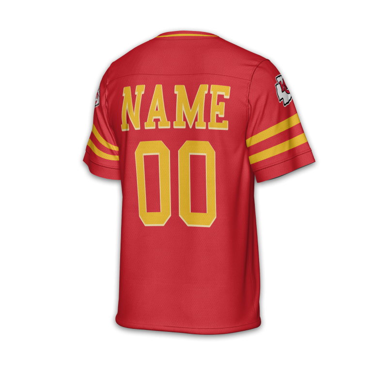 Premium Kansas City Chiefs Red Football Jersey TKC03