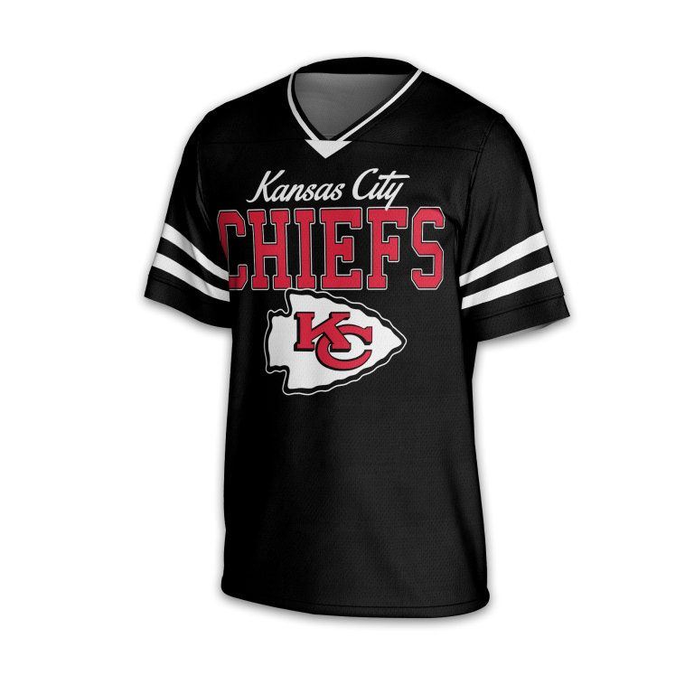 NFL Kansas City Chiefs Jersey Top - Black TKC01