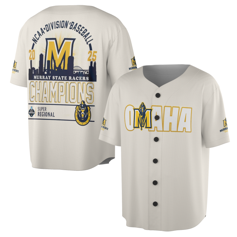 Special 2025 Super Regional Champions Murray State Baseball Jersey TB04
