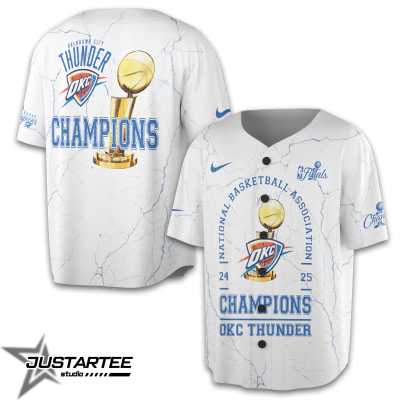 OKC Oklahoma City Thunder NBA Champions 2025 v2 Jersey AOKC06