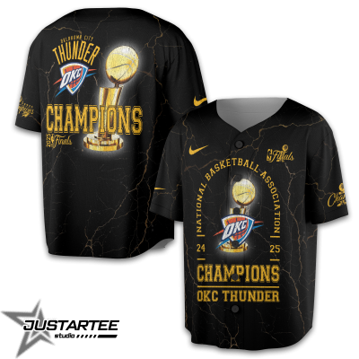 OKC THUNDER 2025 NBA CHAMPIONS Jersey AOKC03