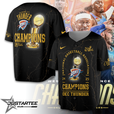 OKC THUNDER 2025 NBA CHAMPIONS Jersey AOKC03