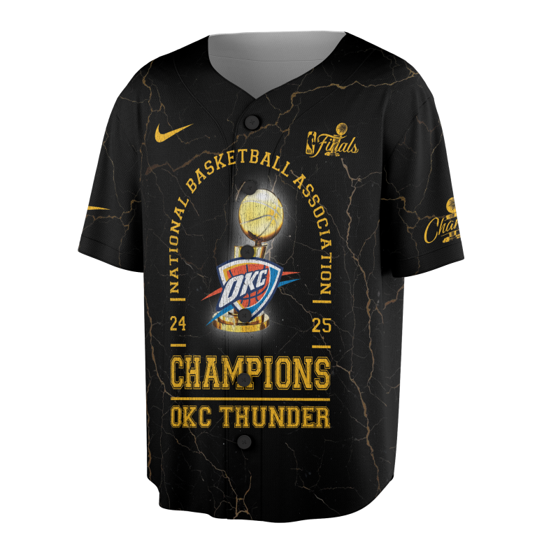 OKC THUNDER 2025 NBA CHAMPIONS Jersey AOKC03