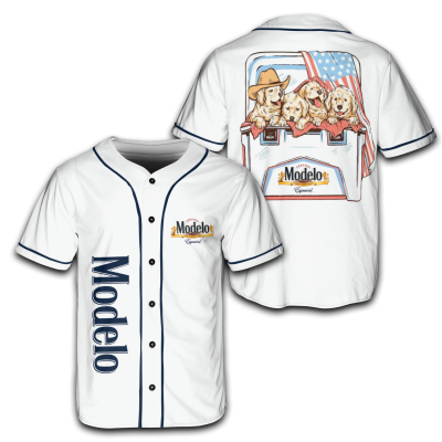 Dogs and Beer Modelo – 4th of July Patriotic Jersey for Men & Women AID11