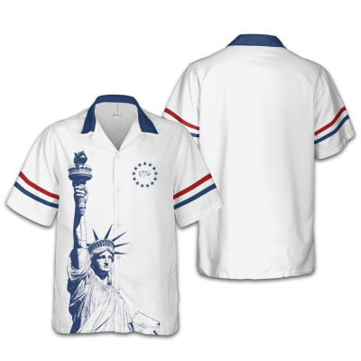 Men's 4th of July Printed Casual Shirt TID48