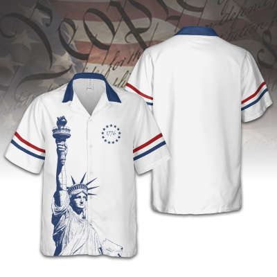 Men's 4th of July Printed Casual Shirt TID48