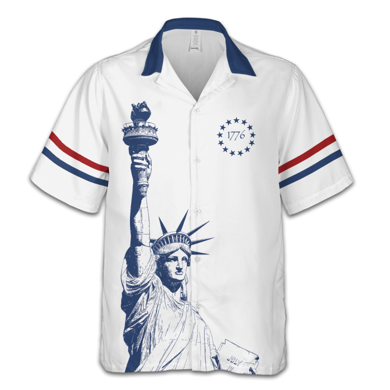 Men's 4th of July Printed Casual Shirt TID48