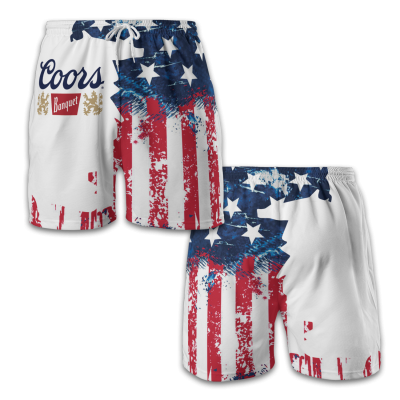 USA Flag Fourth Of July Coors Swim Trunks TID33