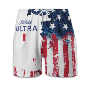 Usa Flag Fourth Of July Beers Swim Trunks Michelobfront - demo10