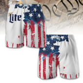 Usa Flag Fourth Of July Beers Swim Trunks Miller Liteads - demo10