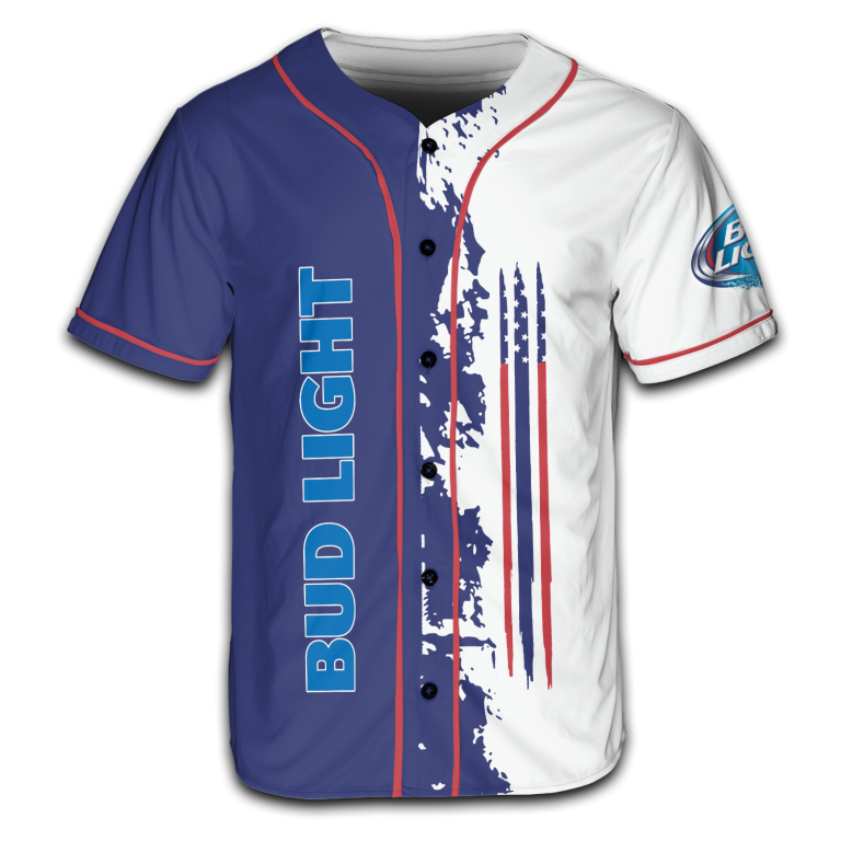 4th of July Independence Day x Bud light Baseball Jersey TID25