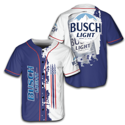 4th of July Independence Day x Busch Light Baseball Jersey TID23