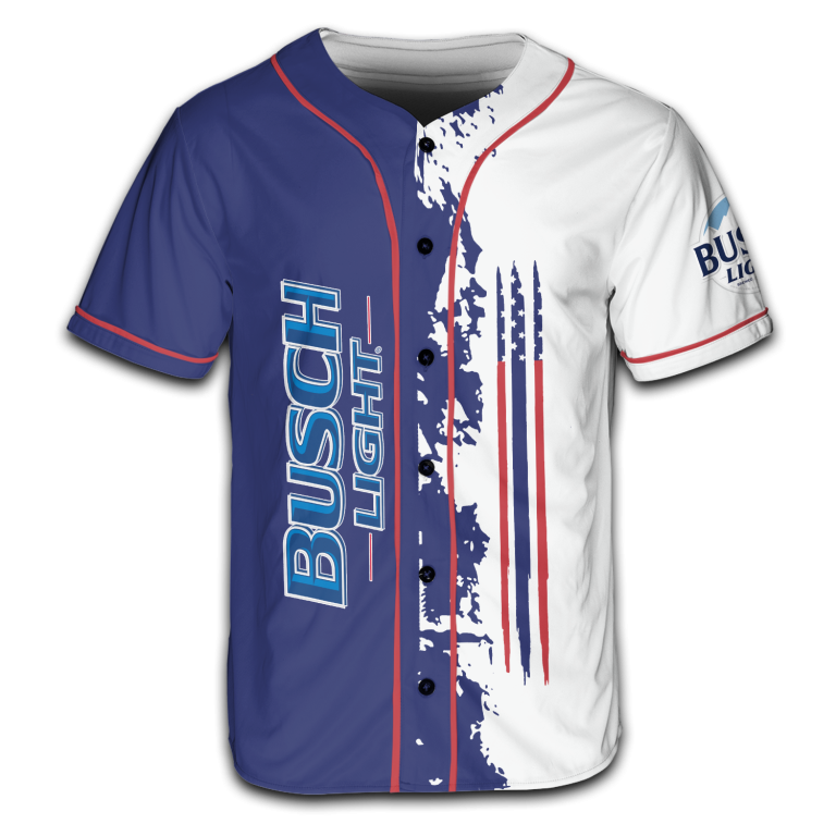 4th of July Independence Day x Busch Light Baseball Jersey TID23