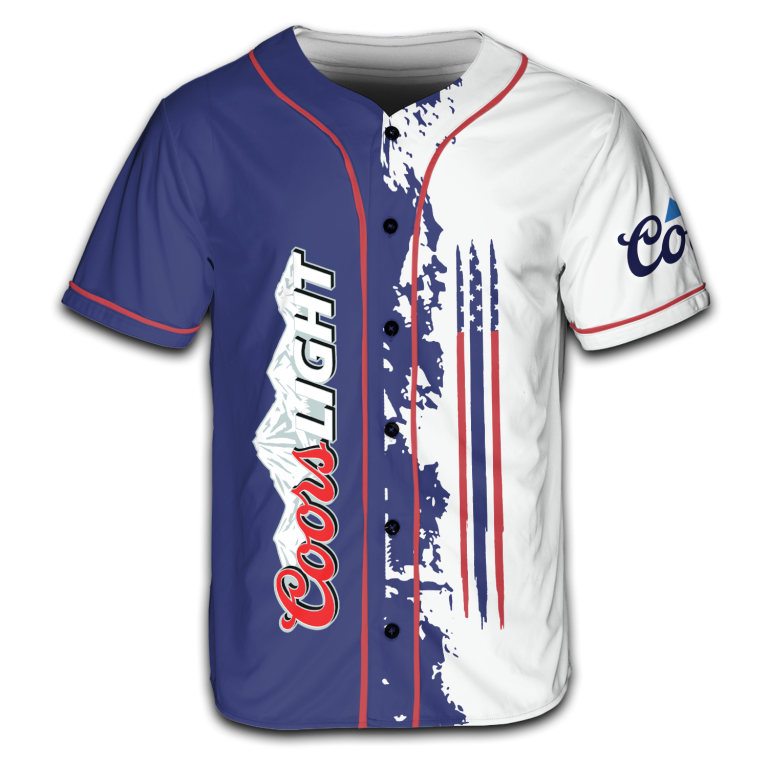 4th of July Independence Day x Coors Light Baseball Jersey TID22