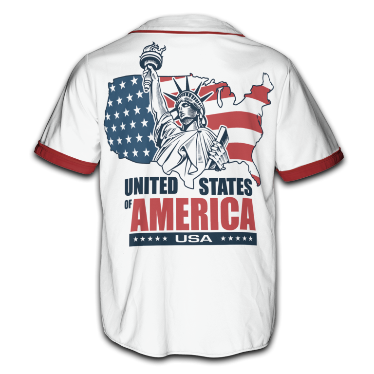 God Bless American Jersey T-shirt TID14