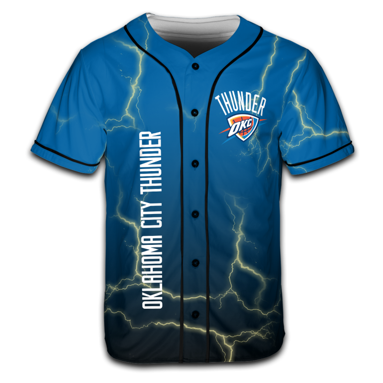 2025 NBA CHAMPIONS Oklahoma City Thunder Baseball Jersey Shirt