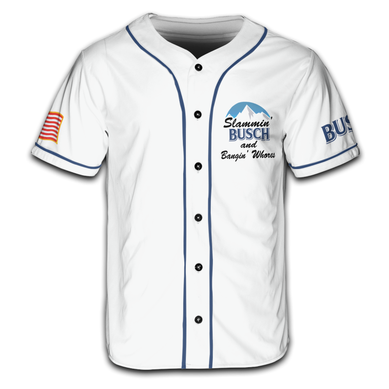 4th of July Slammin’ Busch and Poudin' Tush Jersey TID38