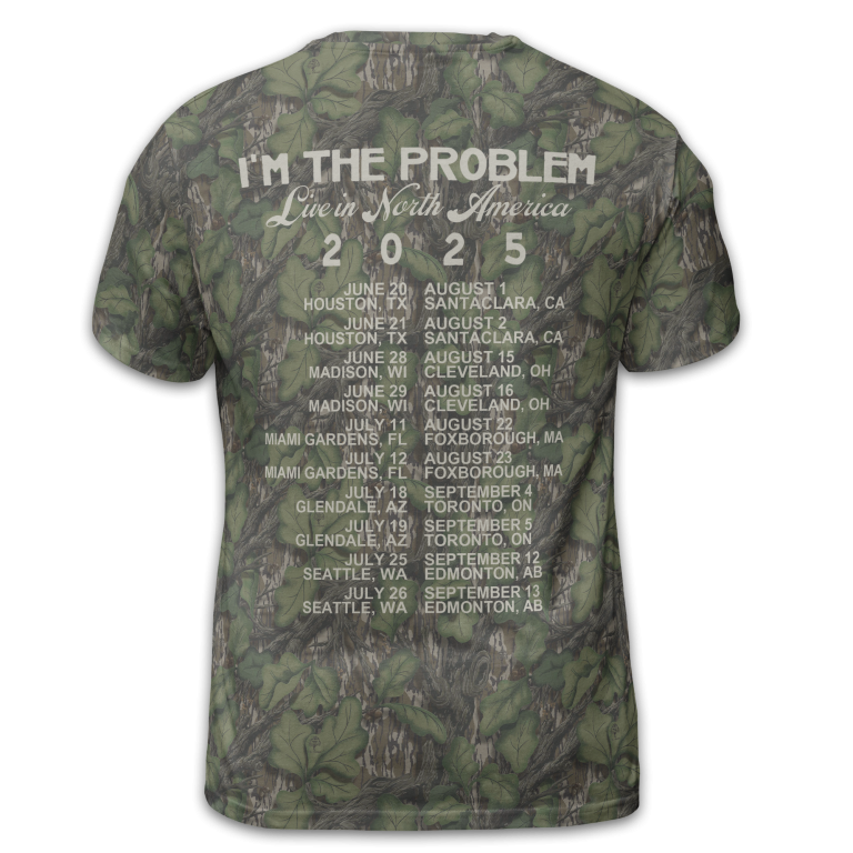Morgan Wallen x Houston Texans Tour 2025 Camo T-Shirt